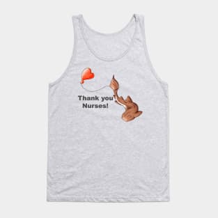 Nurse Shark Heart (With Text) Tank Top